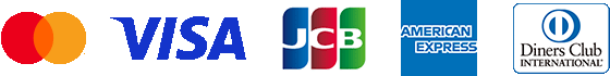 Master・VISA・JCB・AMEX・Diners