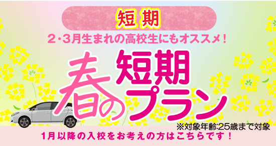 社会人限定プラン［普通車MT/デイタイム限定］
