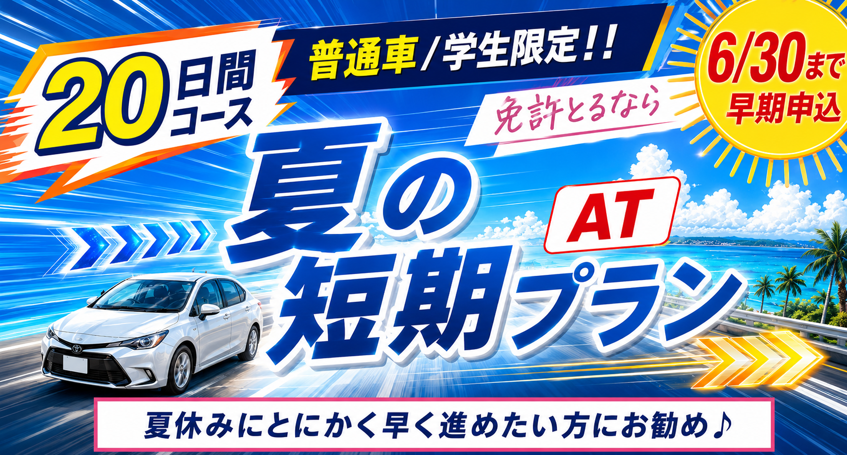 社会人限定プラン［普通車MT/デイタイム限定］
